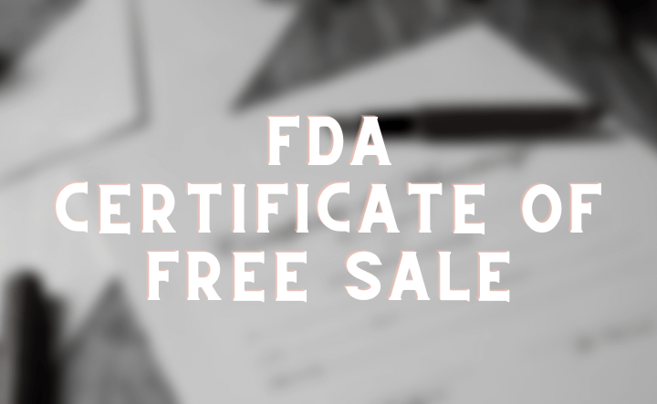 fda certificate of free sale apostille