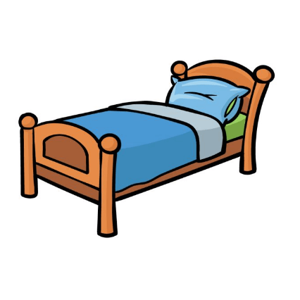 Cartoon Bed Drawing